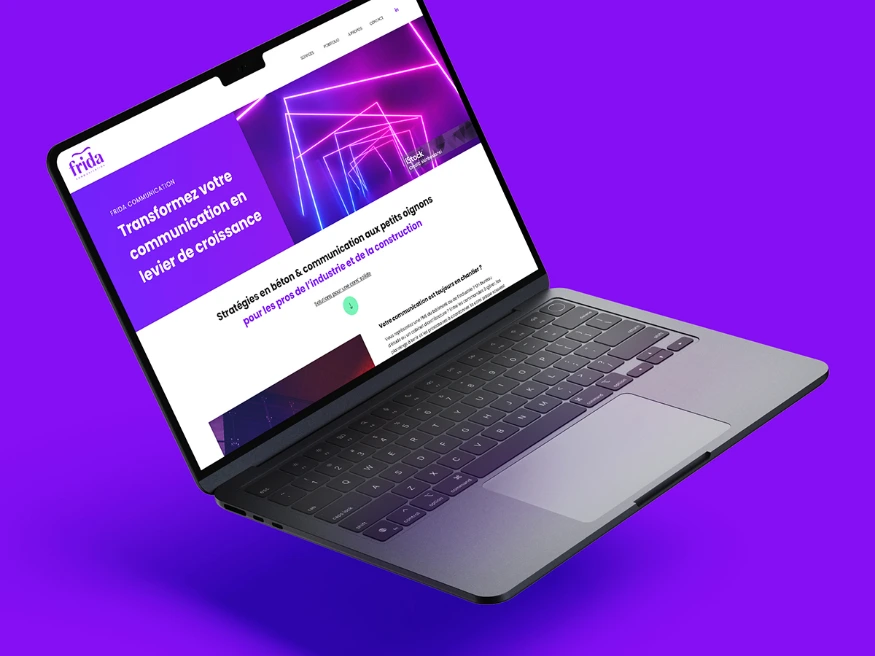 réalisation d'une Landing page : design, UX et intégration sur mesure