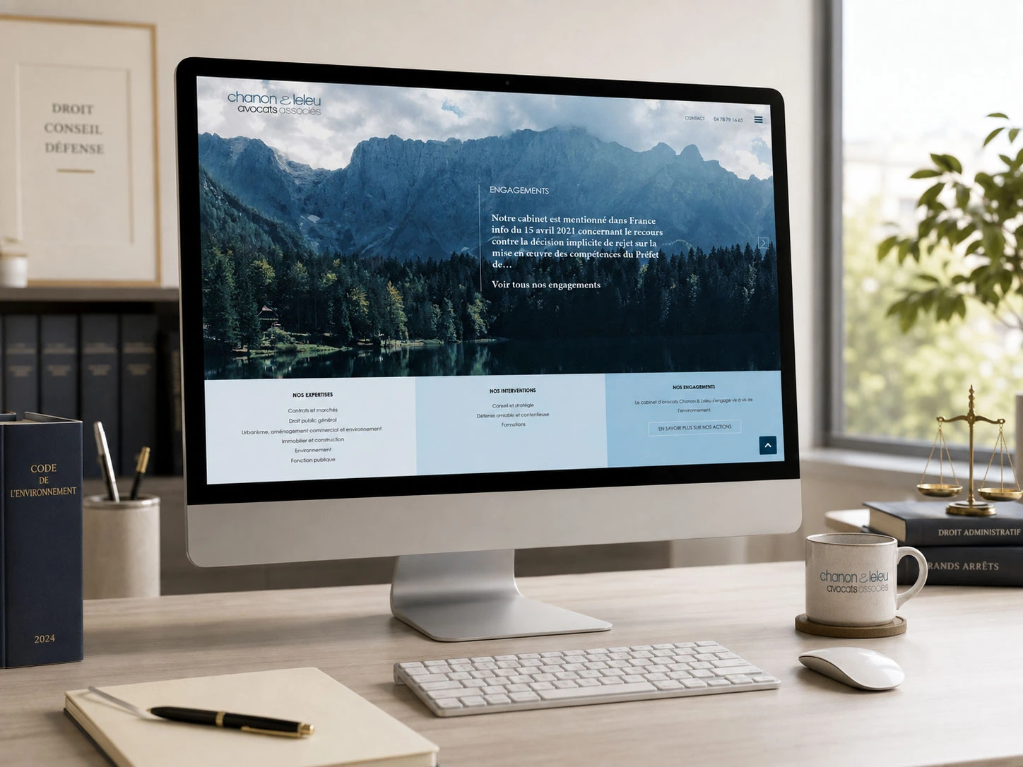site internet Chanon Leleu Avocats Associés