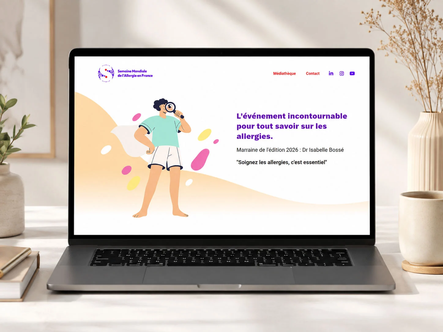site internet de la Semaine mondiale de l’allergie