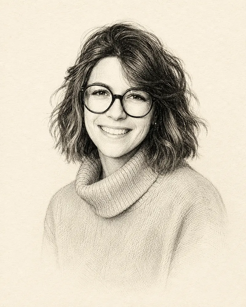 Portrait illustré de Violaine