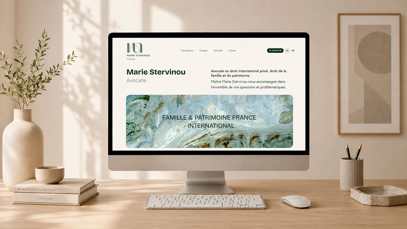 Conception et développement du site internet