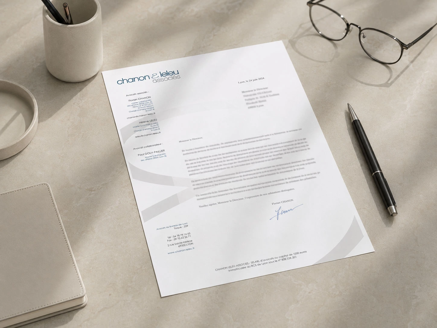 Papeterie et supports de communication