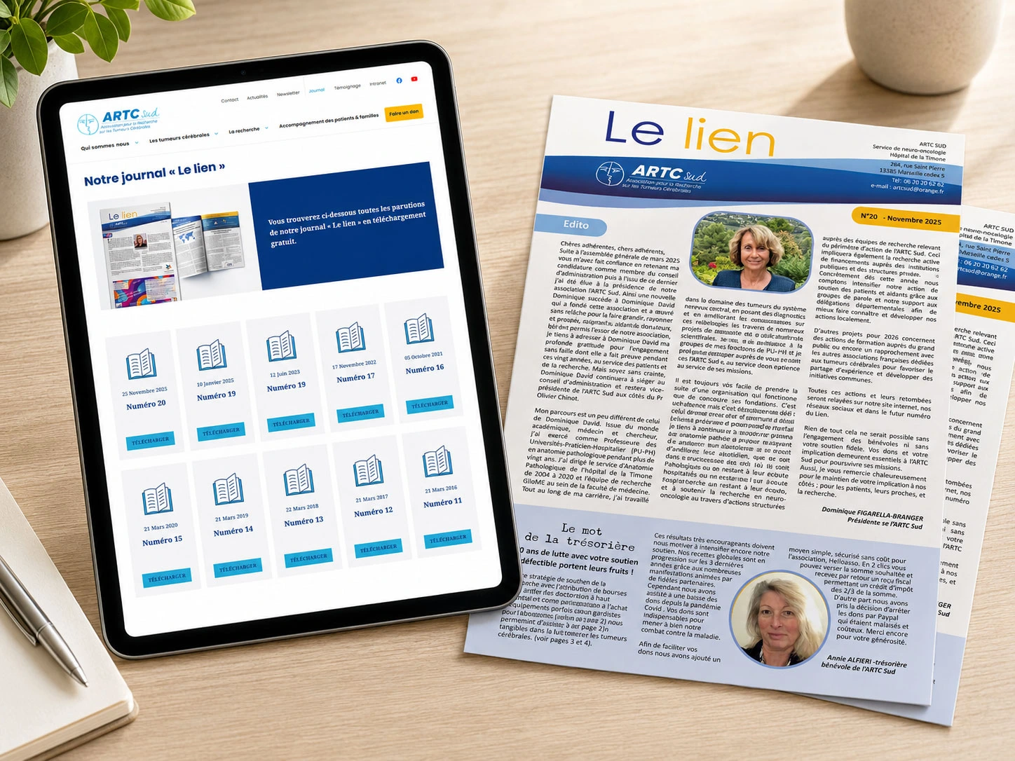 Création, évolution et maintenance du site internet