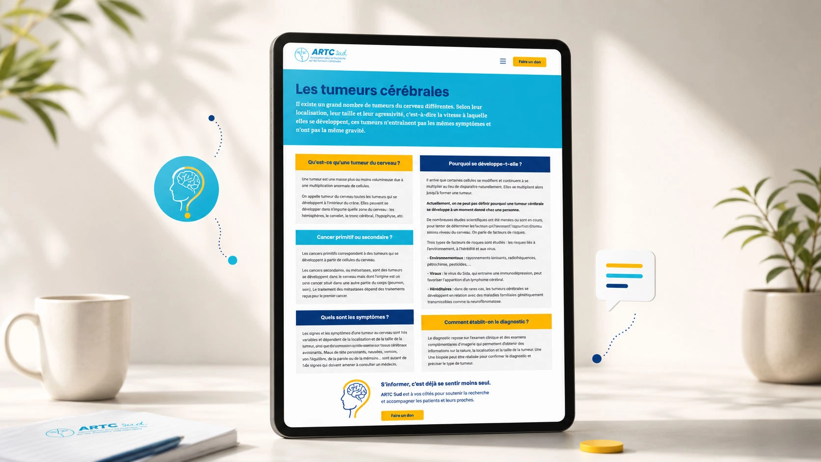 Création, évolution et maintenance du site internet