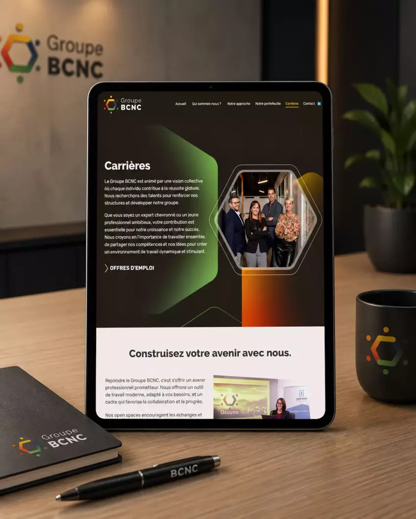 Création du site internet du Groupe BCNC