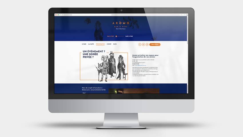 Création du site internet vitrine