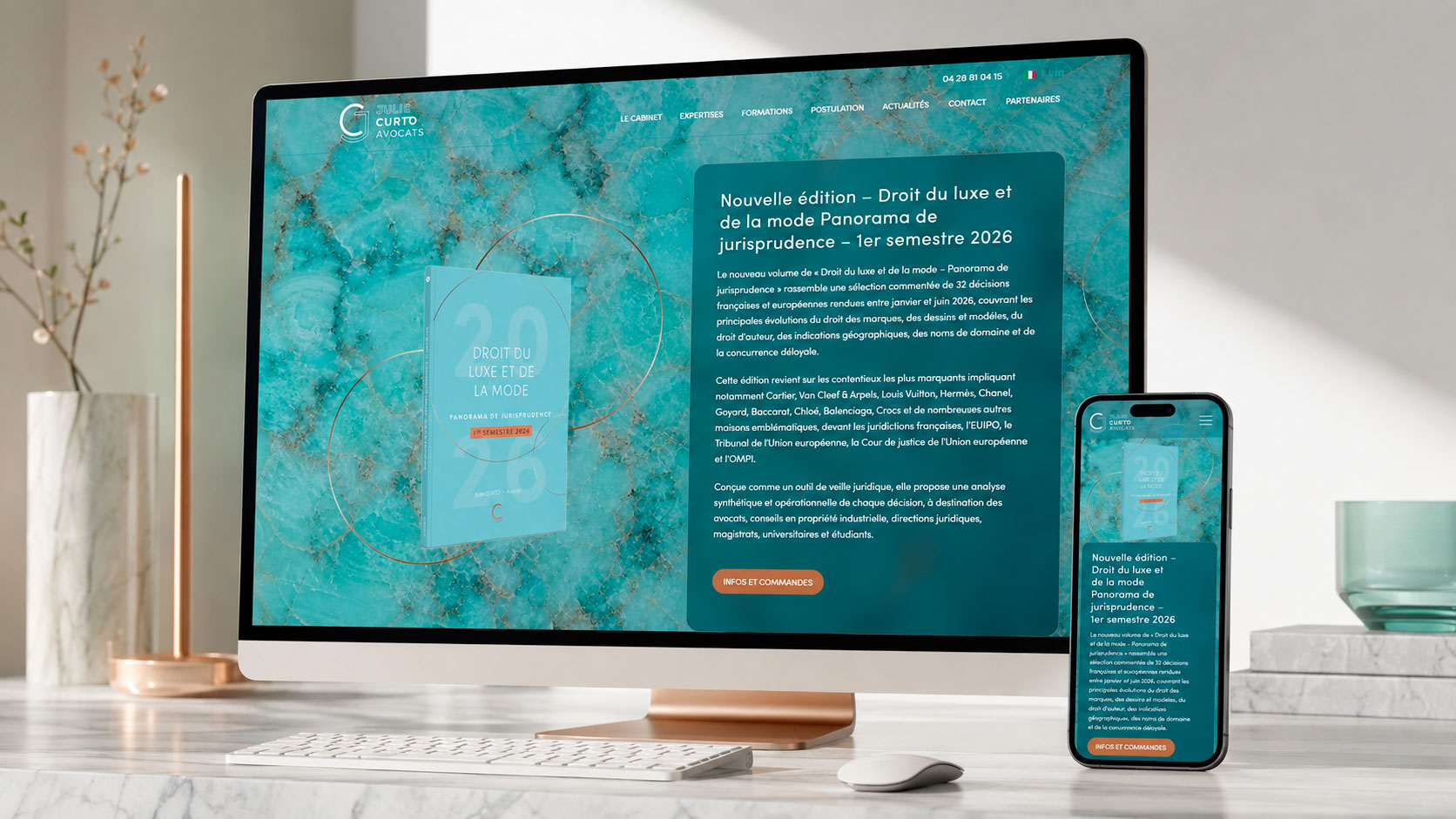 Conception et développement du site vitrine