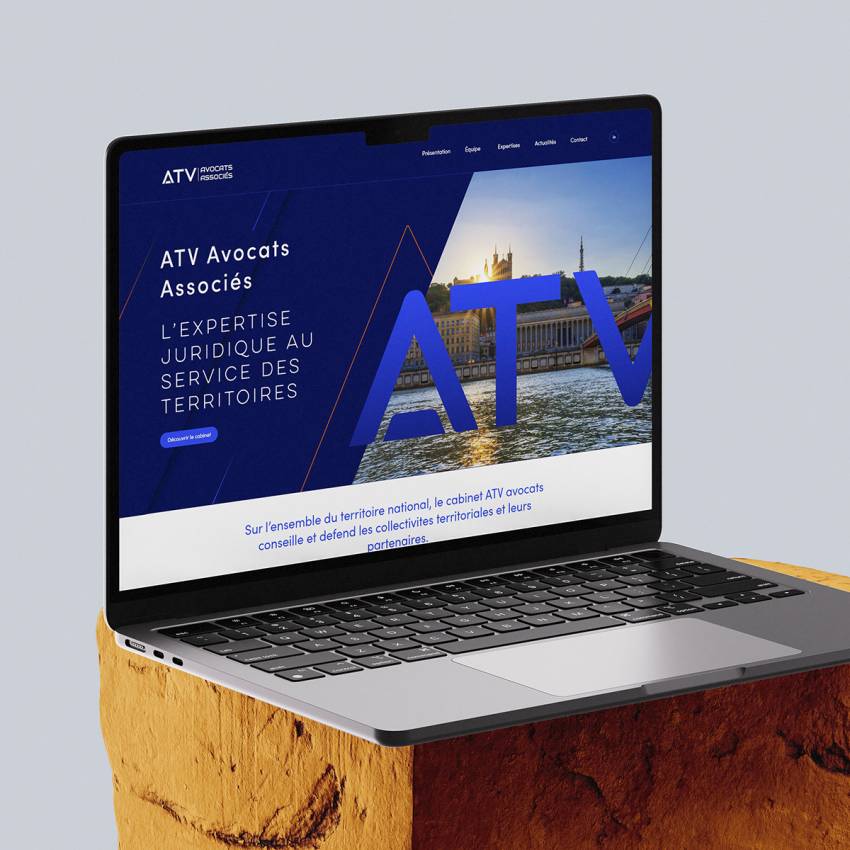Refonte du site internet ATV Avocats Associés