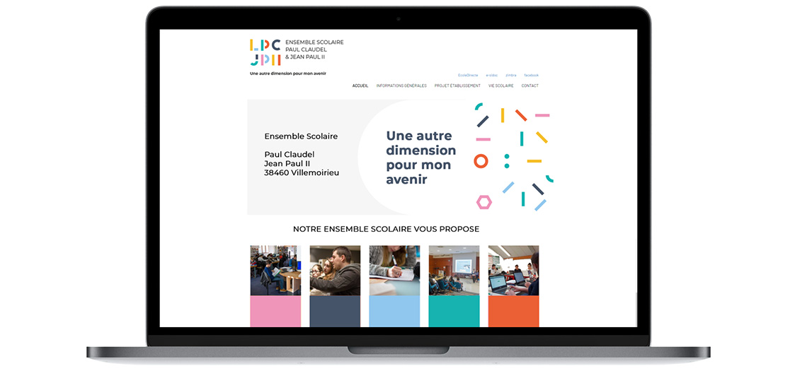 Conception et développement du site vitrine
